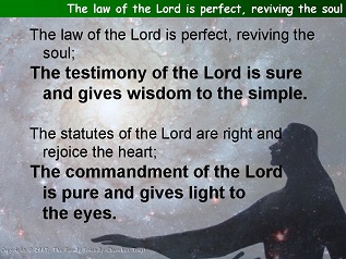 The law of god is perfect